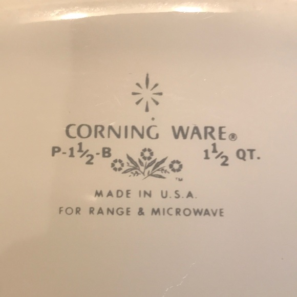 Corning Ware Blue Cornflower 1 1/2 Qt - Picture 4 of 5
